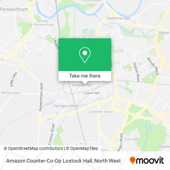 Amazon Counter-Co-Op Lostock Hall map