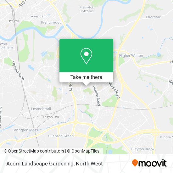 Acorn Landscape Gardening map
