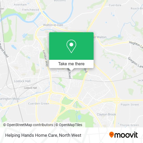 Helping Hands Home Care map