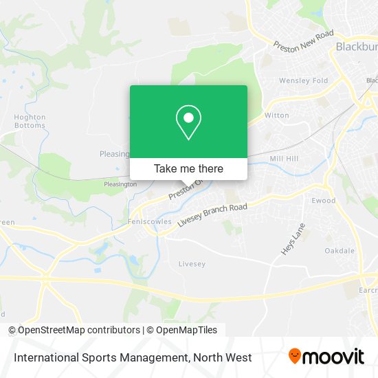 International Sports Management map