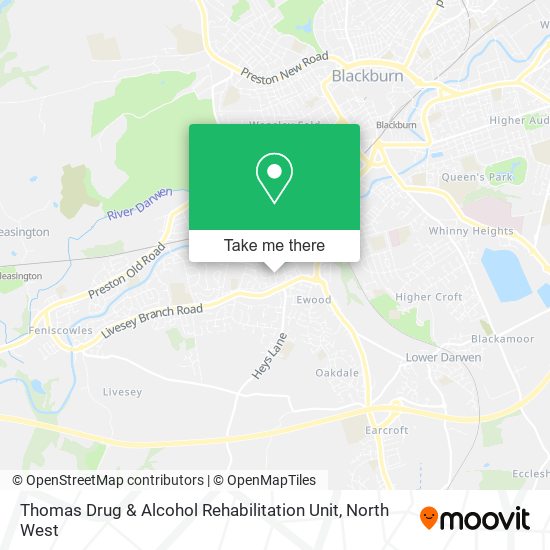Thomas Drug & Alcohol Rehabilitation Unit map