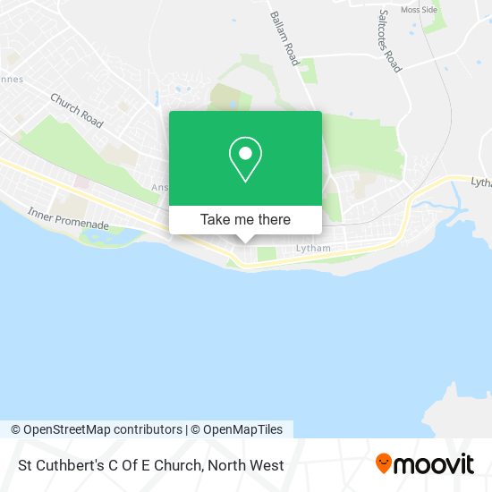 St Cuthbert's C Of E Church map