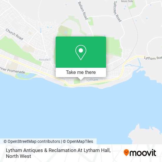 Lytham Antiques & Reclamation At Lytham Hall map