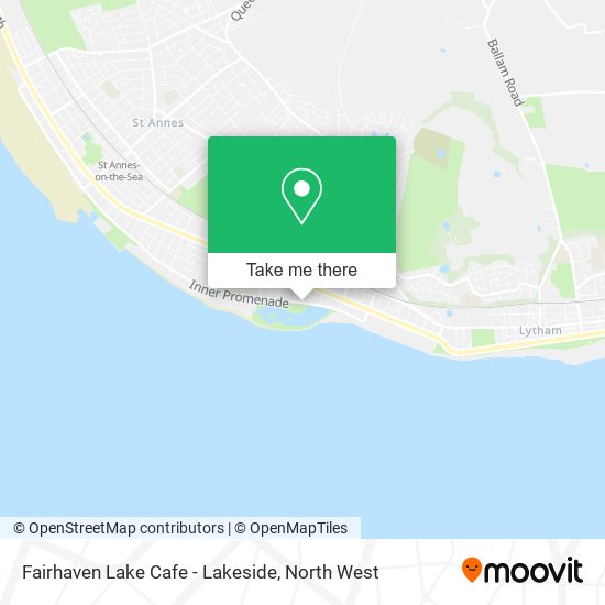 Fairhaven Lake Cafe - Lakeside map