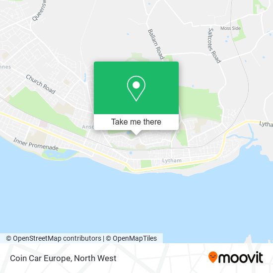 Coin Car Europe map