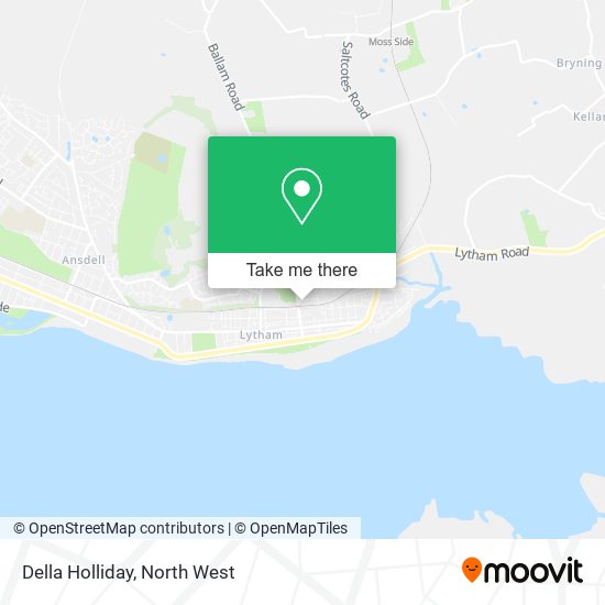 Della Holliday map