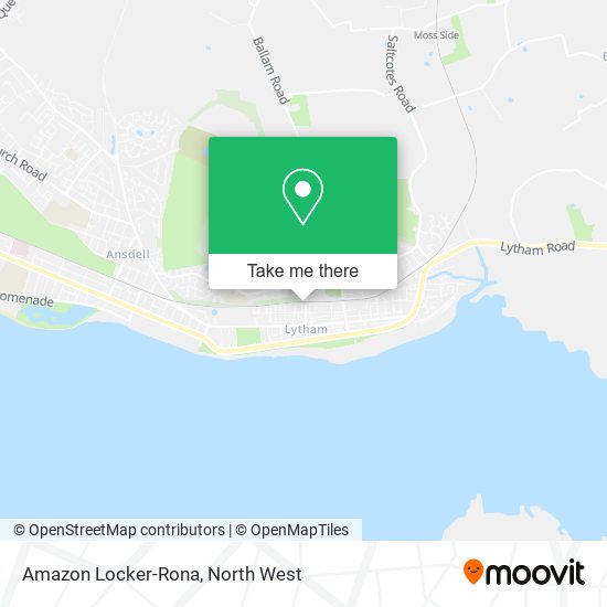 Amazon Locker-Rona map