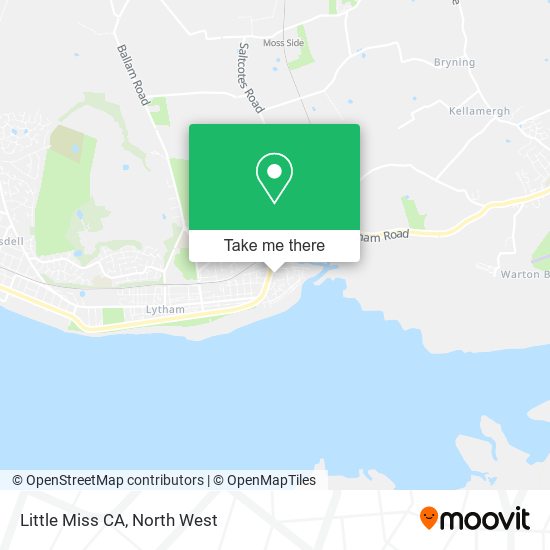 Little Miss CA map