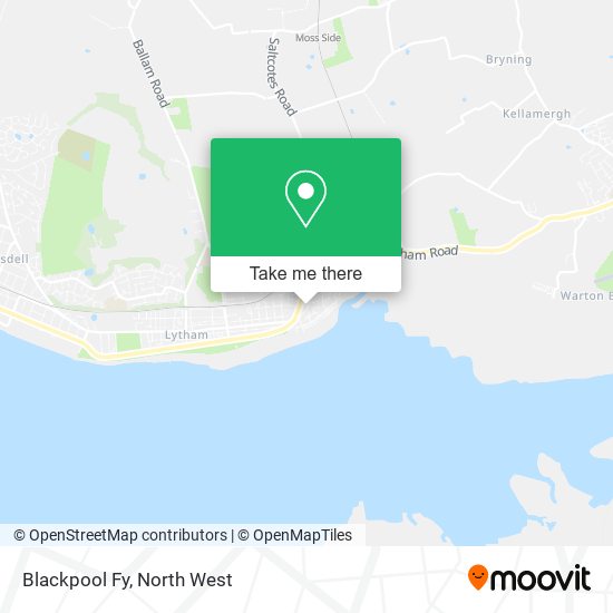 Blackpool Fy map