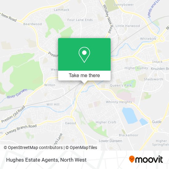 Hughes Estate Agents map
