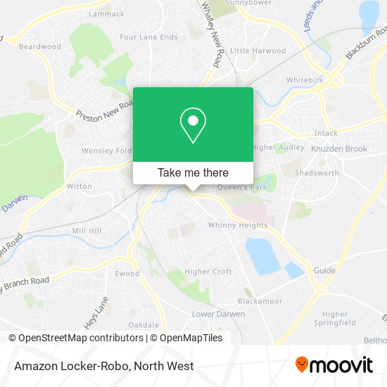 Amazon Locker-Robo map