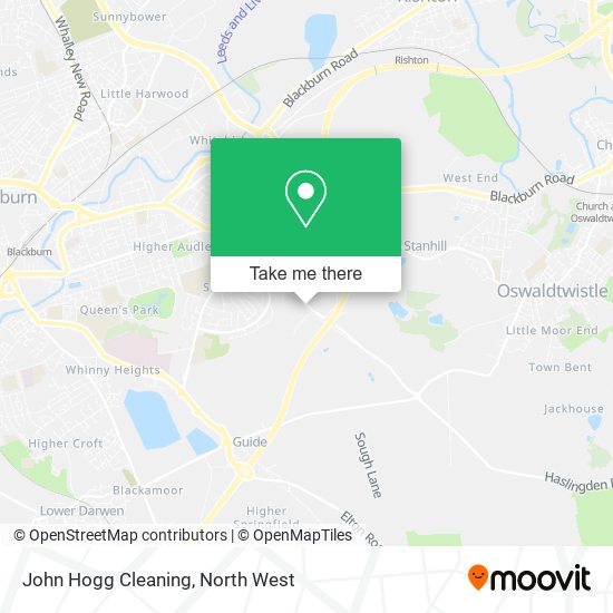 John Hogg Cleaning map