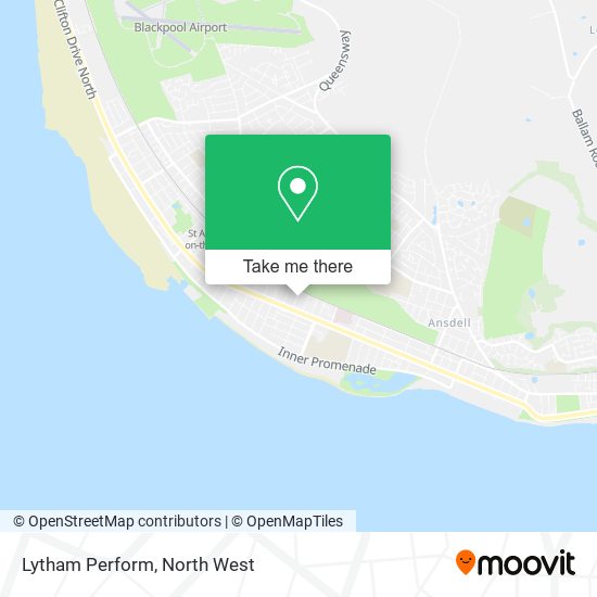 Lytham Perform map