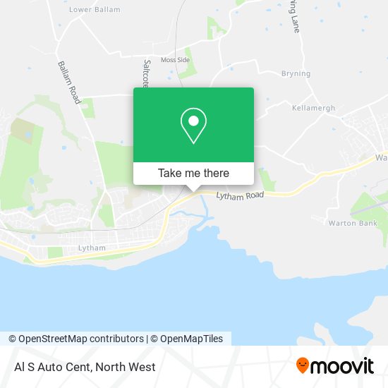 Al S Auto Cent map