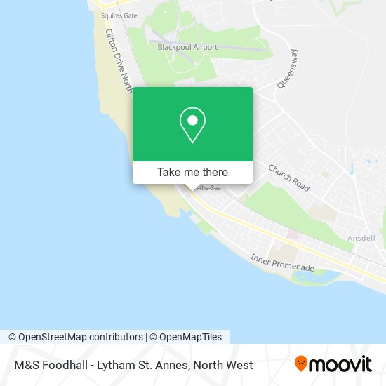 M&S Foodhall - Lytham St. Annes map