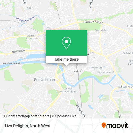 Lizs Delights map
