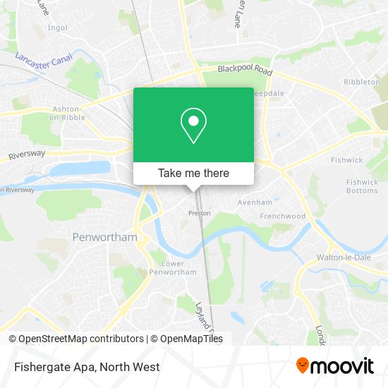 Fishergate Apa map