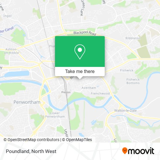 Poundland map