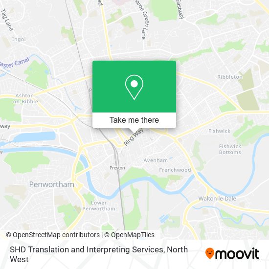 SHD Translation and Interpreting Services map