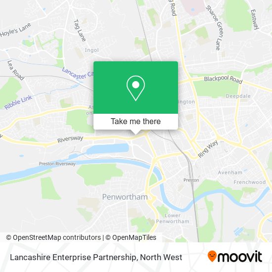 Lancashire Enterprise Partnership map