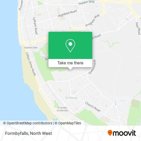 Formbyfalls map