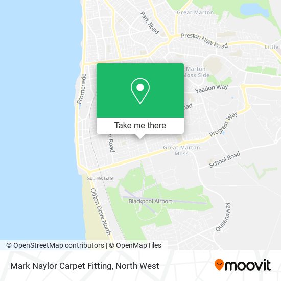 Mark Naylor Carpet Fitting map