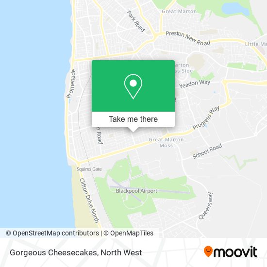 Gorgeous Cheesecakes map