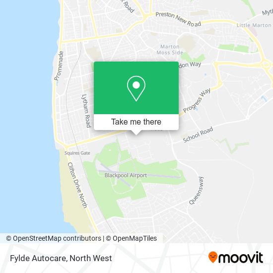 Fylde Autocare map