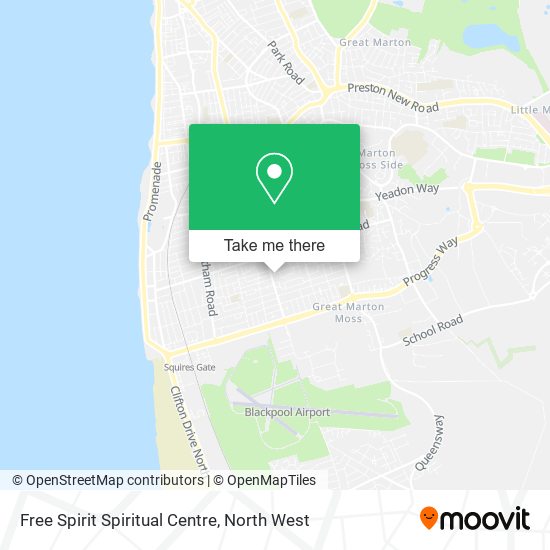 Free Spirit Spiritual Centre map