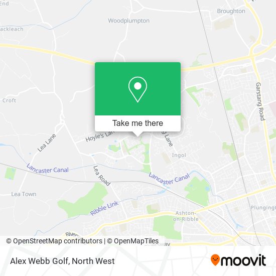 Alex Webb Golf map