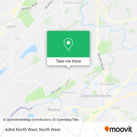Adhd North West map