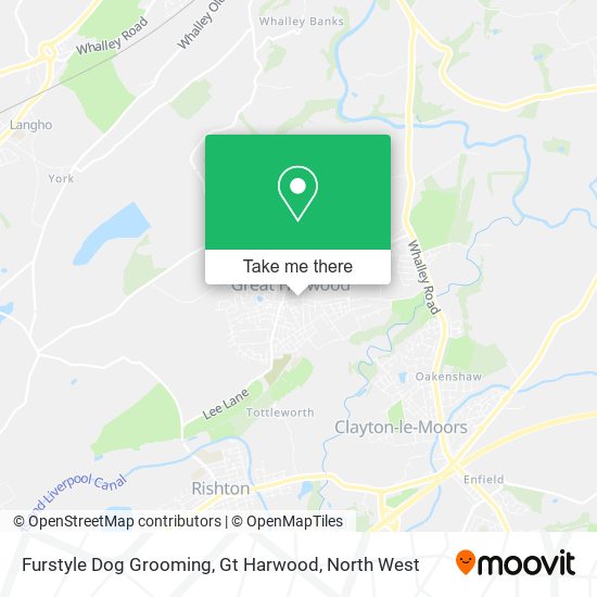 Furstyle Dog Grooming, Gt Harwood map
