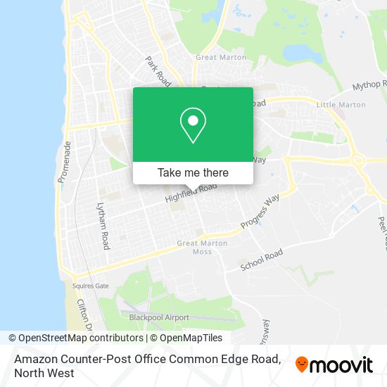 Amazon Counter-Post Office Common Edge Road map
