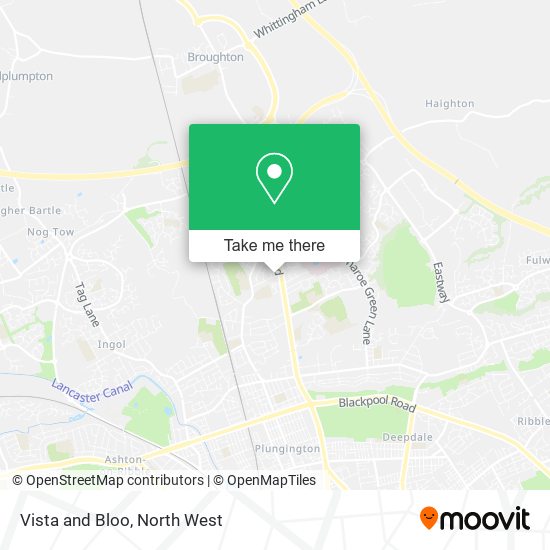 Vista and Bloo map