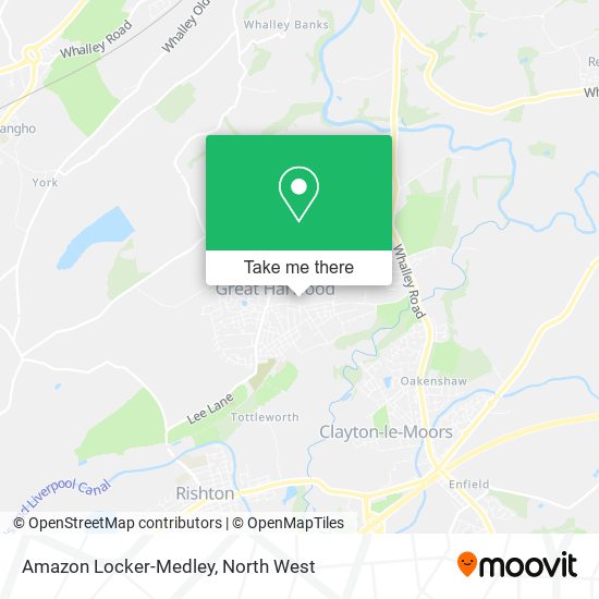 Amazon Locker-Medley map