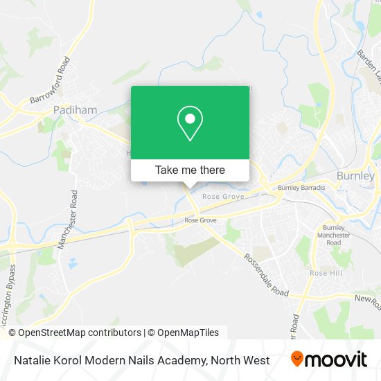 Natalie Korol Modern Nails Academy map