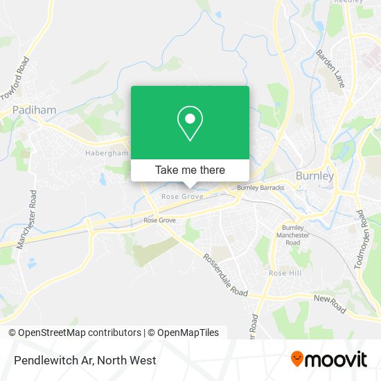 Pendlewitch Ar map