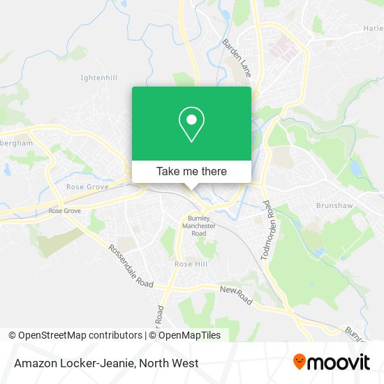 Amazon Locker-Jeanie map