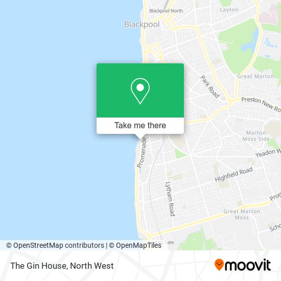 The Gin House map