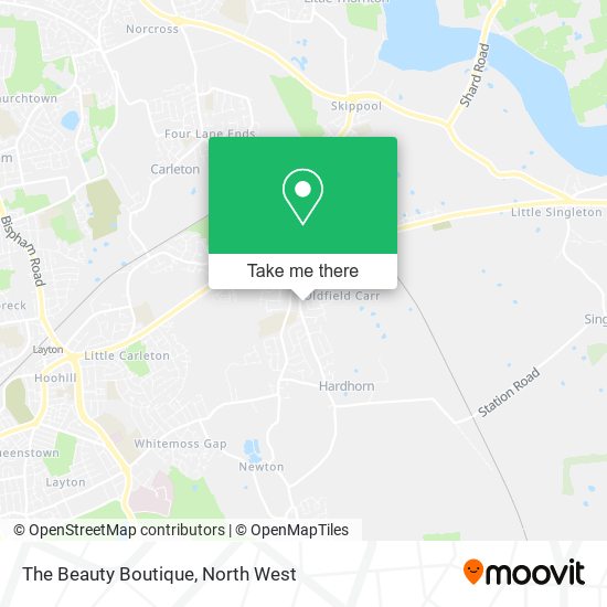 The Beauty Boutique map