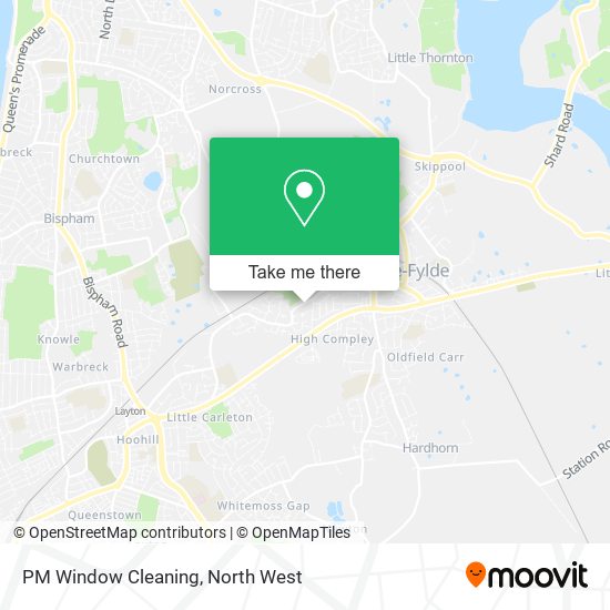 PM Window Cleaning map