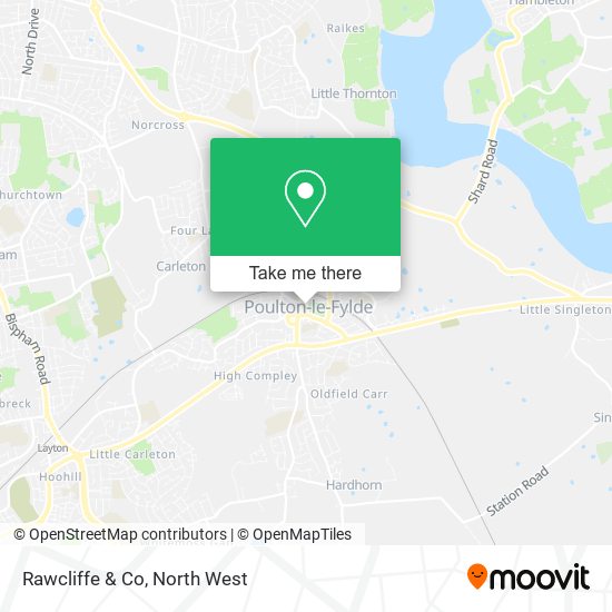 Rawcliffe & Co map