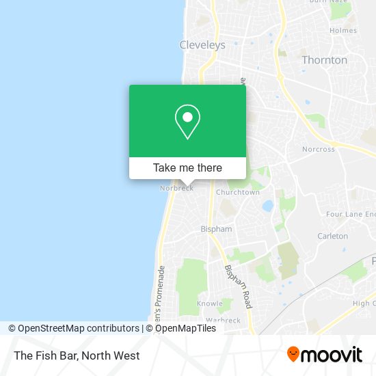 The Fish Bar map