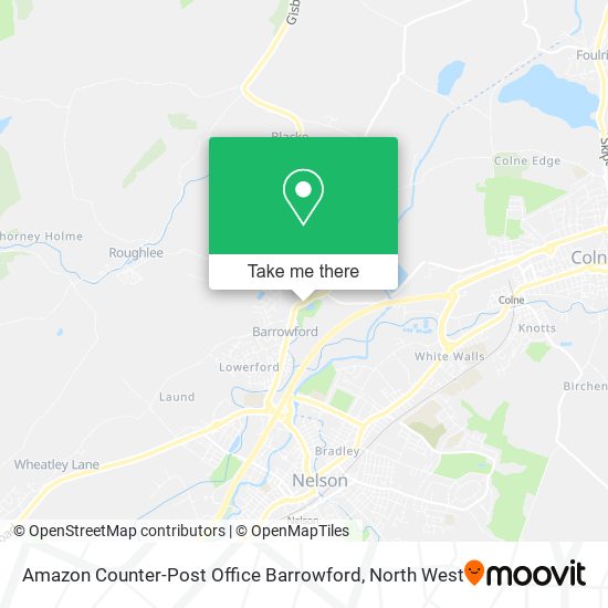 Amazon Counter-Post Office Barrowford map