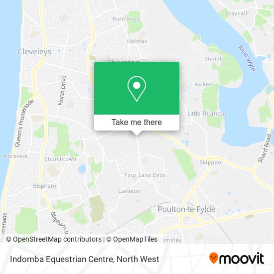 Indomba Equestrian Centre map