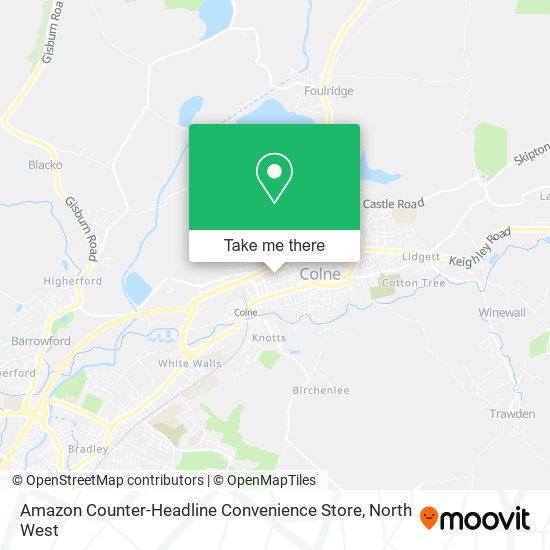 Amazon Counter-Headline Convenience Store map