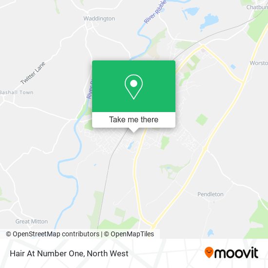 Hair At Number One map