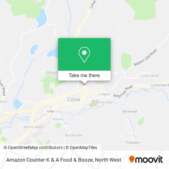 Amazon Counter-K & A Food & Booze map