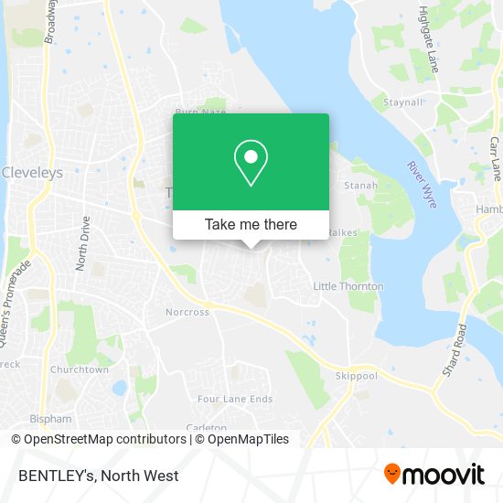 BENTLEY's map