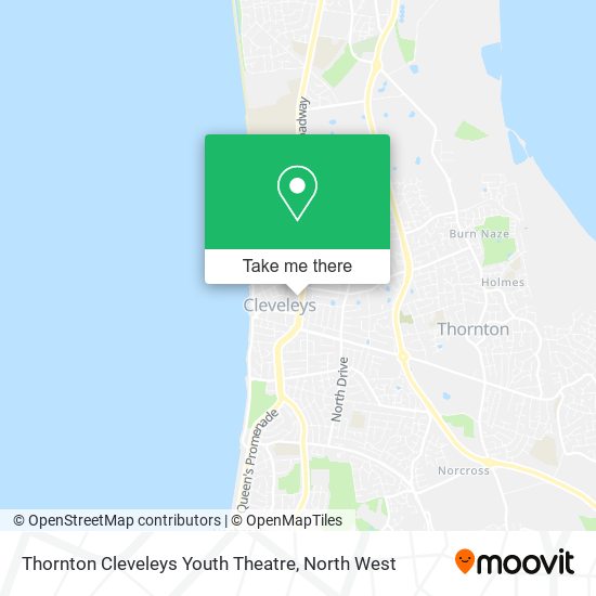 Thornton Cleveleys Youth Theatre map